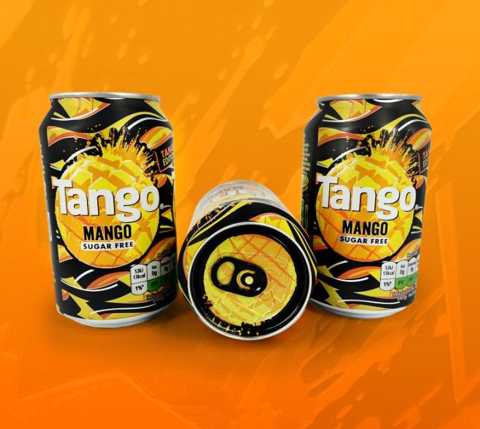 
                                        
                                    
                                    Britvic Soft Drinks and Ardagh Metal Packaging-Europe present limited-edition H!GHEND can for Tango Mango